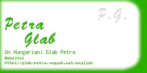 petra glab business card